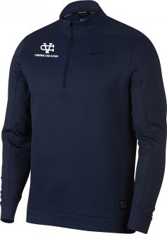 Nike Men's Dri-Fit 1/2 Zip Top, Navy